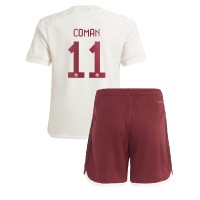 Bayern Munich Kingsley Coman #11 Replika babykläder Tredjeställ Barn 2023-24 Kortärmad (+ korta byxor)